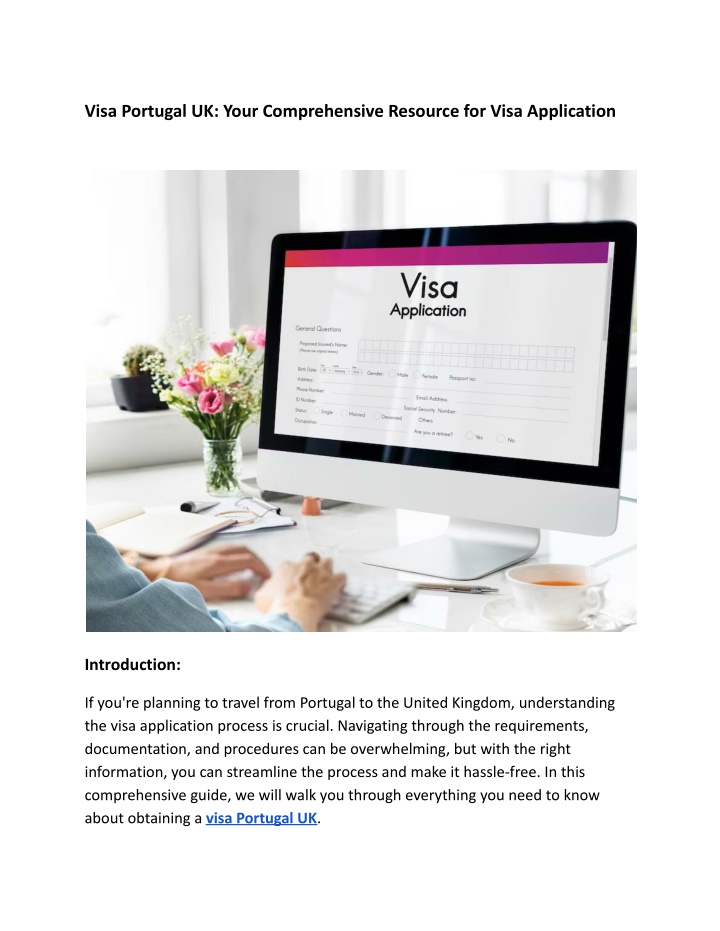 visa portugal uk your comprehensive resource
