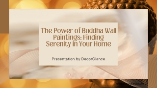 The Power of Buddha Wall Paintings Finding Serenity in Your Home