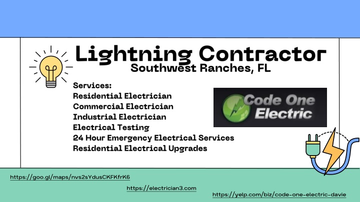 lightning contractor