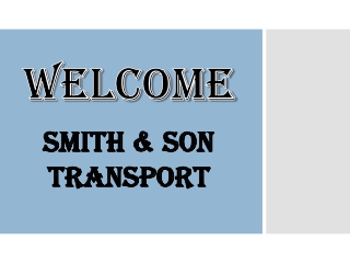 welcome