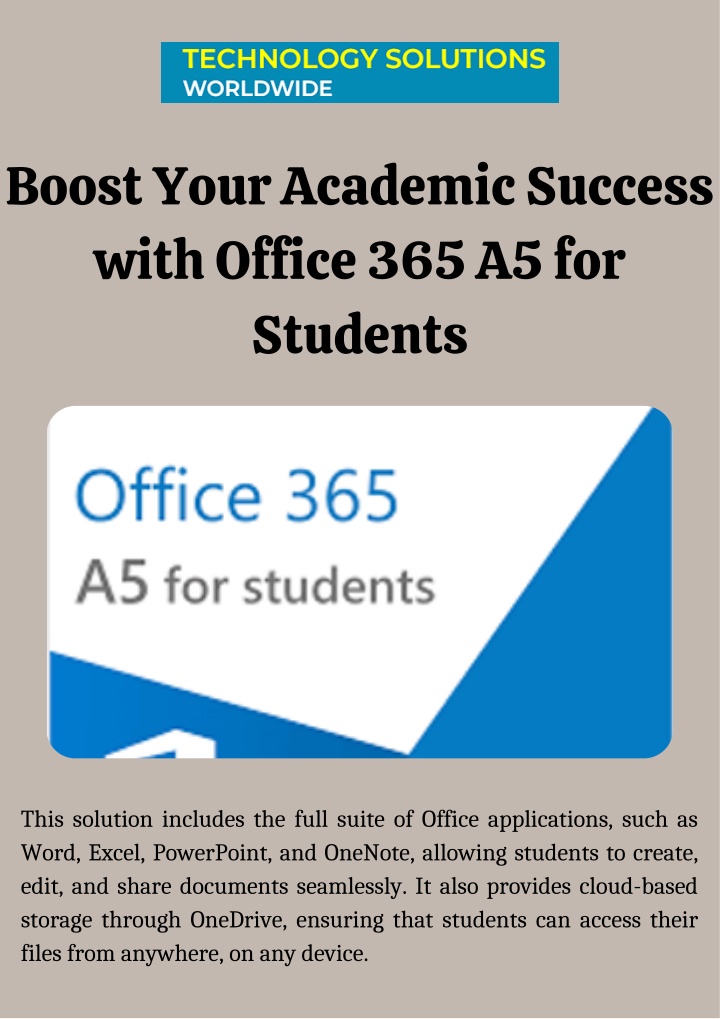 boost your academic success with office