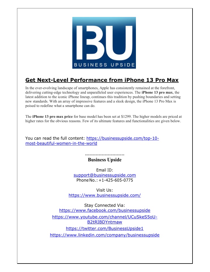 get next level performance from iphone