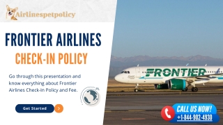 frontier airlines check in policy
