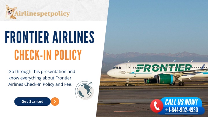 frontier airlines check in policy