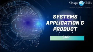 Overview of SAP Training in Noida | ShapeMySkills