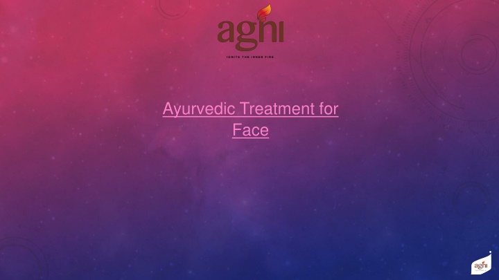 ayurvedic treatment for face