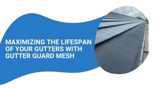 maximizing the lifespan of your gutters with