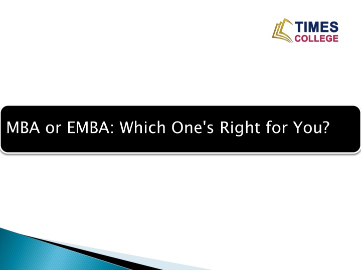 mba or emba which one s right for you