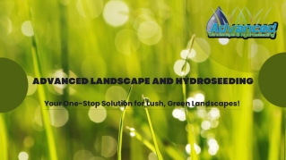 Landscape Construction, Irrigation, and Hydroseeding Services