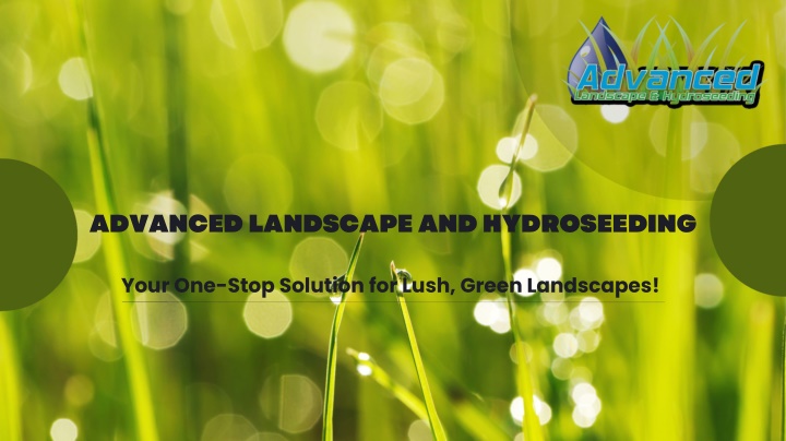 advanced landscape and hydroseeding