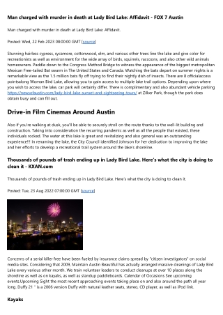 Woman Bird Lake, Downtown Austin Getaway Services: Home Leasings & More