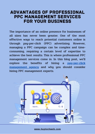 Advantages of Professional PPC Management Services for Your Business