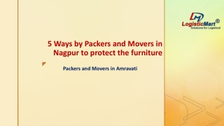 5 Ways by Packers and Movers in Nagpur to protect the furniture