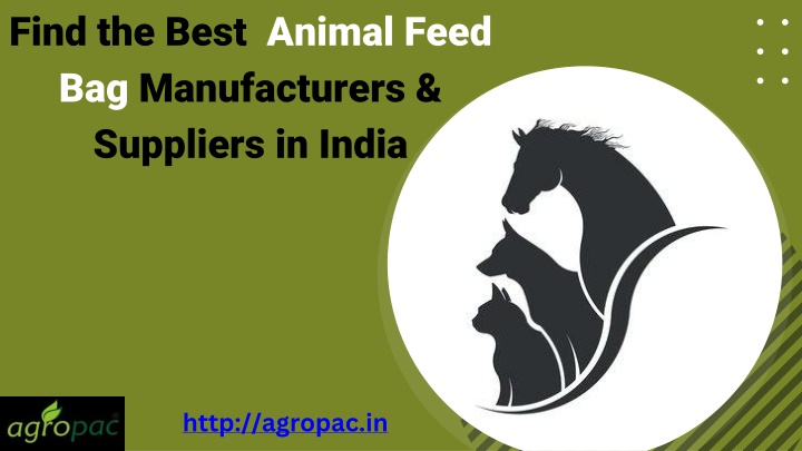 find the best animal feed bag manufacturers