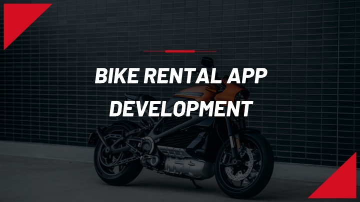 bike rental app development