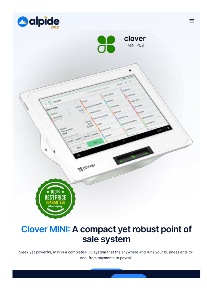 clover mini pos