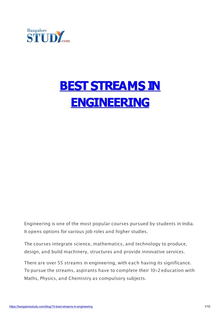 engineering is one of the most popular courses