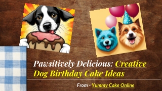 Dogs Birthday Cake Design