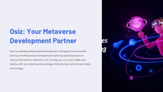 Osiz-Your-Metaverse-Development-Partner