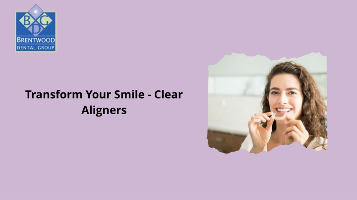 transform your smile clear aligners