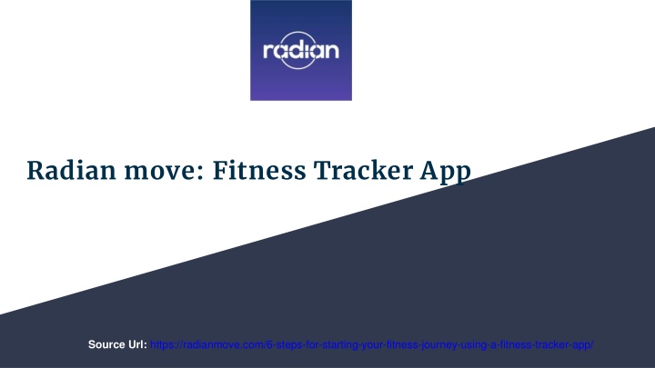 radian move fitness tracker app