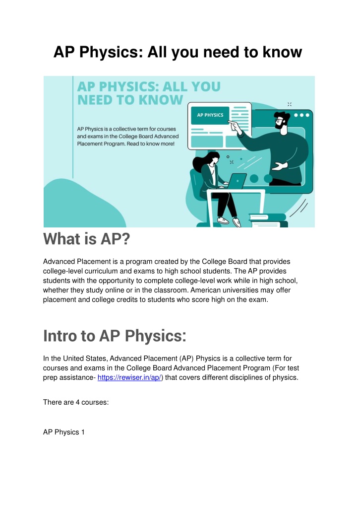 ap physics all you need to know