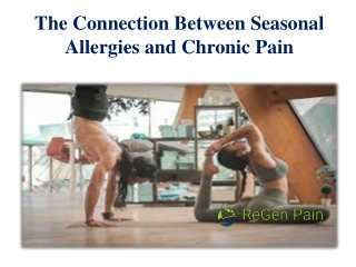The Connection Between Seasonal Allergies and Chronic Pain