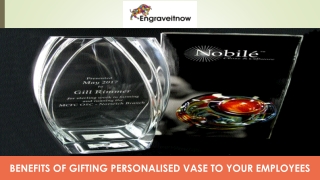 benefits of gifting personalised vase to your