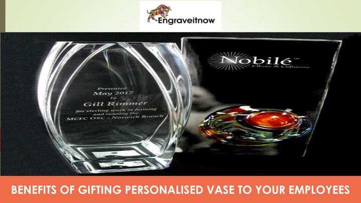 benefits of gifting personalised vase to your