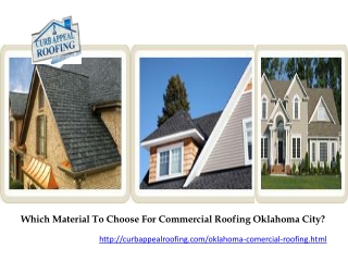 Which Material To Choose For Commercial Roofing Oklahoma City