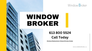 Window Replacement Ottawa Window Broker