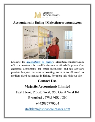 Accountants in Ealing Majesticaccountants