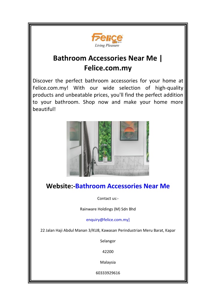 bathroom accessories near me felice com my