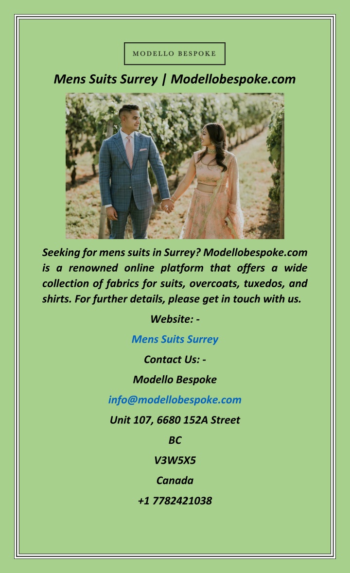 mens suits surrey modellobespoke com