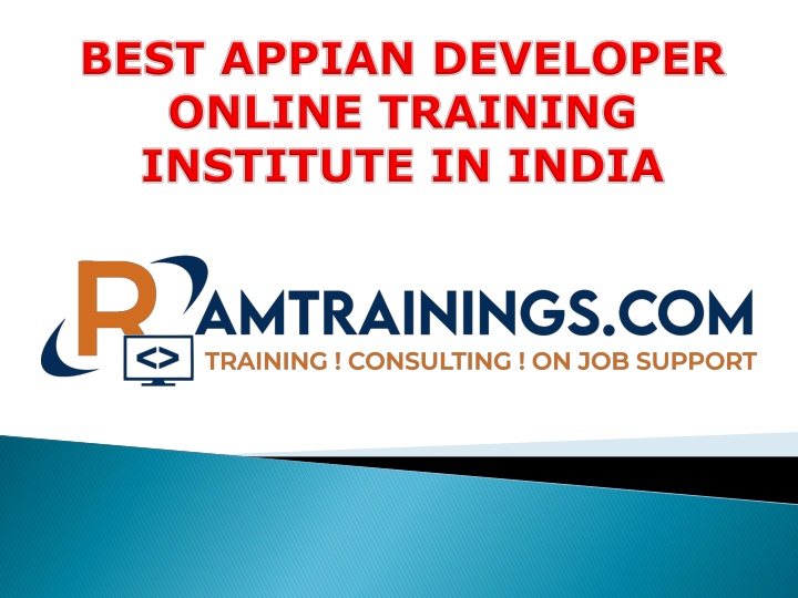 best appian developer online training institute