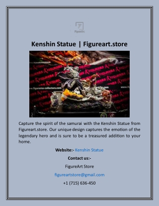 kenshin statue figureart store