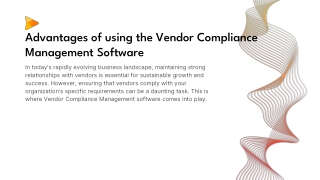 Vendor Compliance Management Software