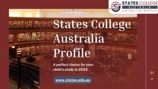 Discover World-Class Education Today With States College Australia