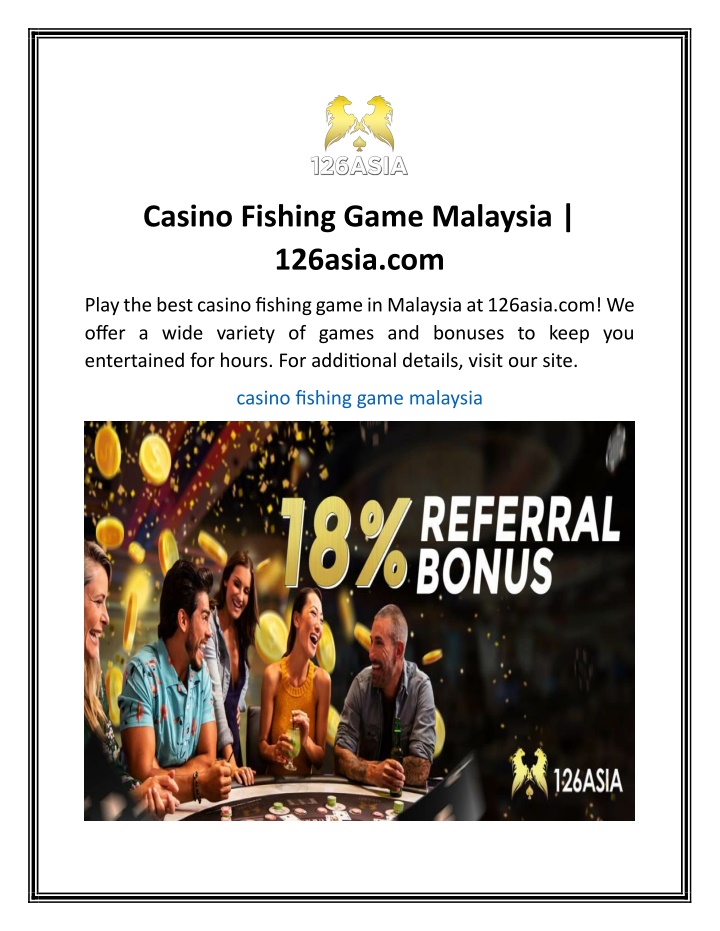 casino fishing game malaysia 126asia com