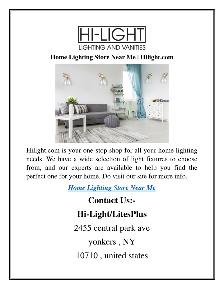 home lighting store near me hilight com