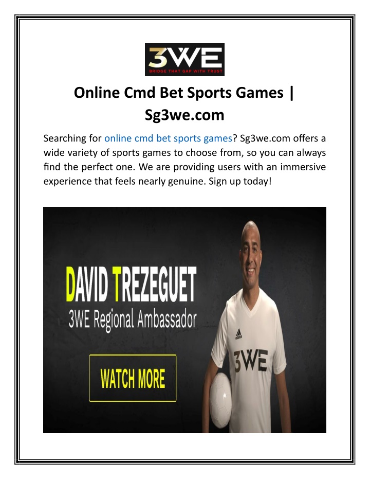 online cmd bet sports games sg3we com