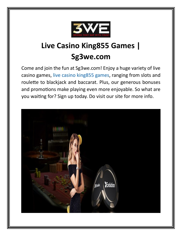 live casino king855 games sg3we com