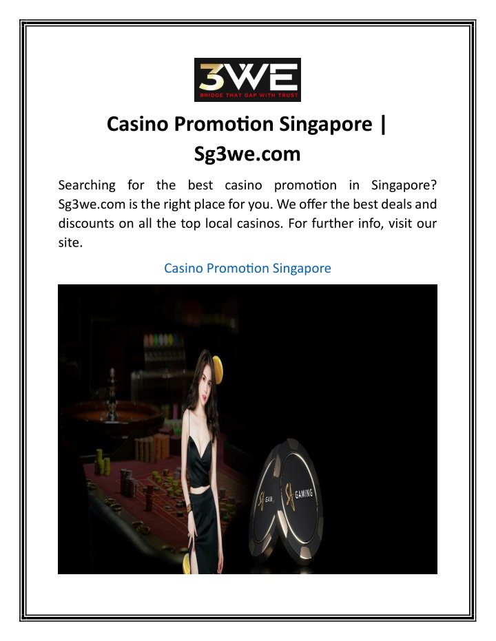 casino promotion singapore sg3we com