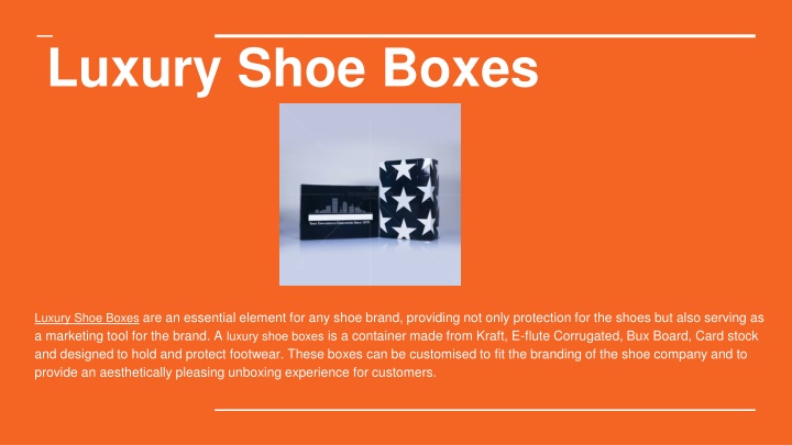 luxury shoe boxes