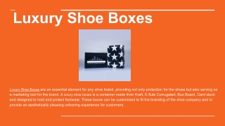 luxury shoe boxes