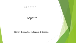 Kitchen Remodeling In Canada | Gepetto