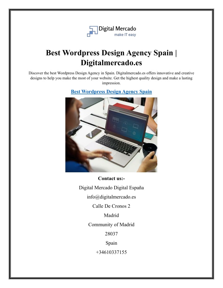 best wordpress design agency spain digitalmercado