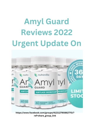 Amyl Guard Reviews 2022 Urgent Update On