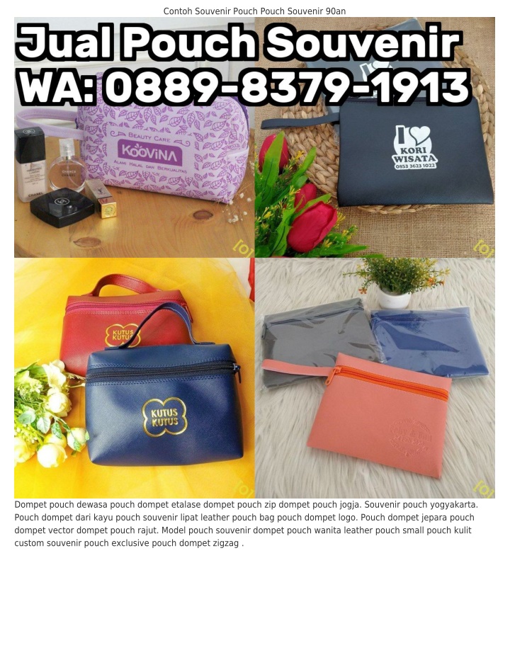 contoh souvenir pouch pouch souvenir 90an