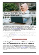 Real SAP C-IBP-2302 Dumps Free, C-IBP-2302 Exam Certification Cost - slide 1